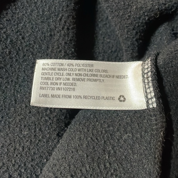 MOSSIMO SUPPLY CO.-women’s black long sleeve full-zip hooded sweatshirt - Picture 12 of 12